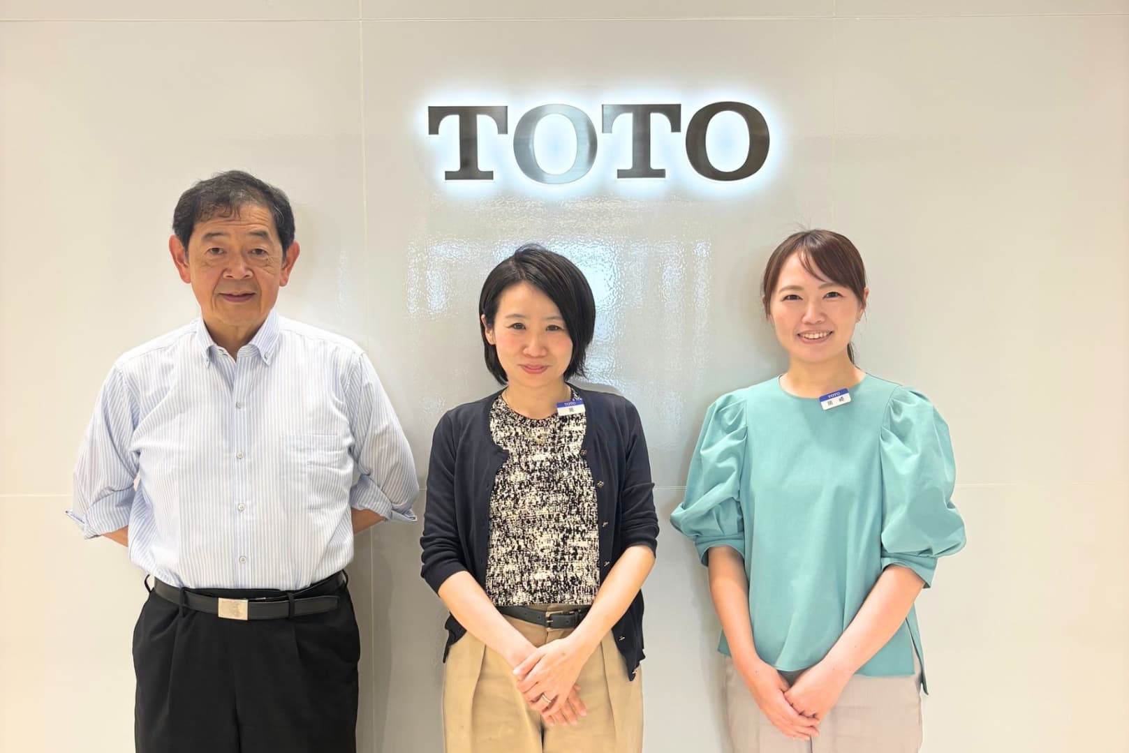 左からリモデル営業企画グループの眞鍋様、岡様、岡崎様